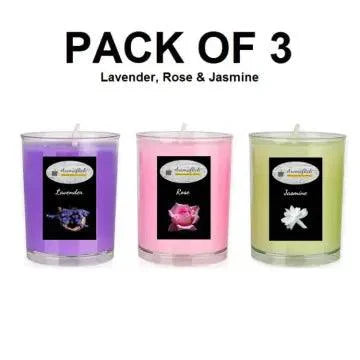 Pack of 3 Aromatic Candles - PREMIUM PICKS